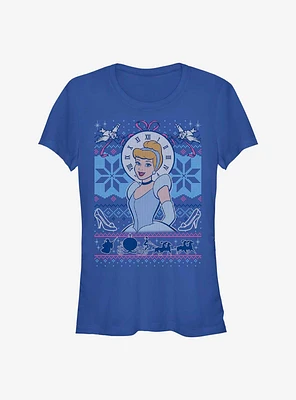 Disney Princess Cinderella Ugly Holiday Girls T-Shirt