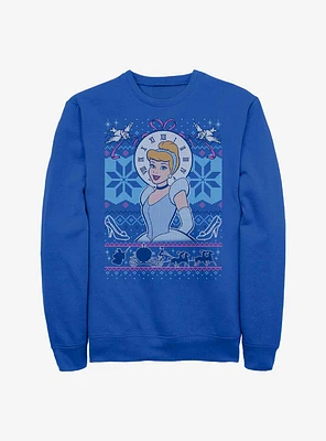 Disney Princess Cinderella Ugly Holiday Crew Sweatshirt