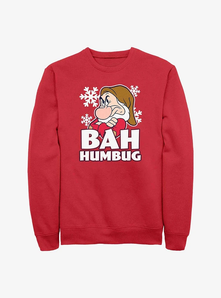 Disney Princess Snow White Grumpy Humbug Crew Sweatshirt