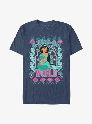 Disney Princess Jasmine World Ugly Holiday T-Shirt