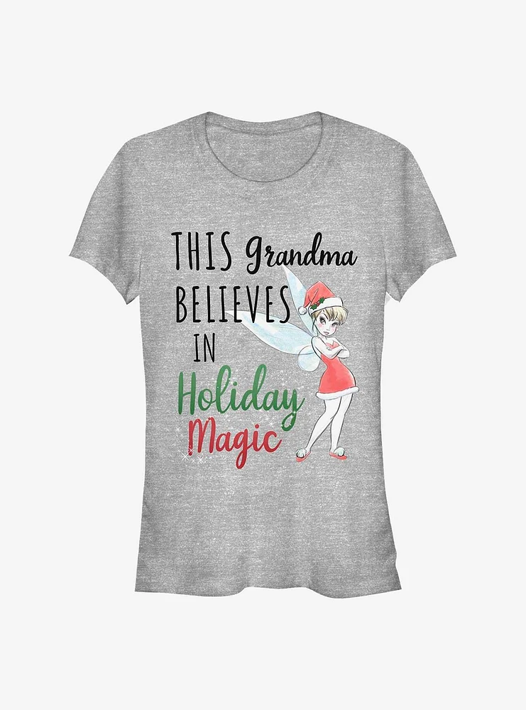 Disney Tinker Bell Grandma Holiday Magic Girls T-Shirt
