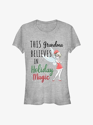 Disney Tinker Bell Grandma Holiday Magic Girls T-Shirt