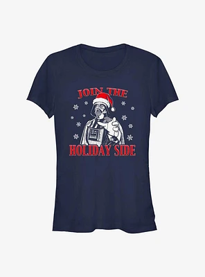 Star Wars Join The Holiday Side Girls T-Shirt