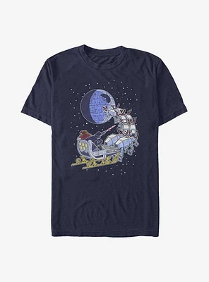 Star Wars Vader Sleigh T-Shirt