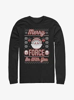 Star Wars The Mandalorian Merry Force Child Long-Sleeve T-Shirt