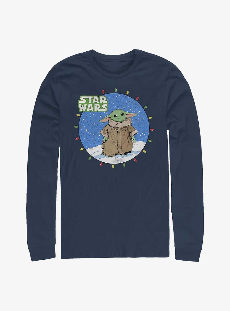 Star Wars The Mandalorian Child Lights Long-Sleeve T-Shirt