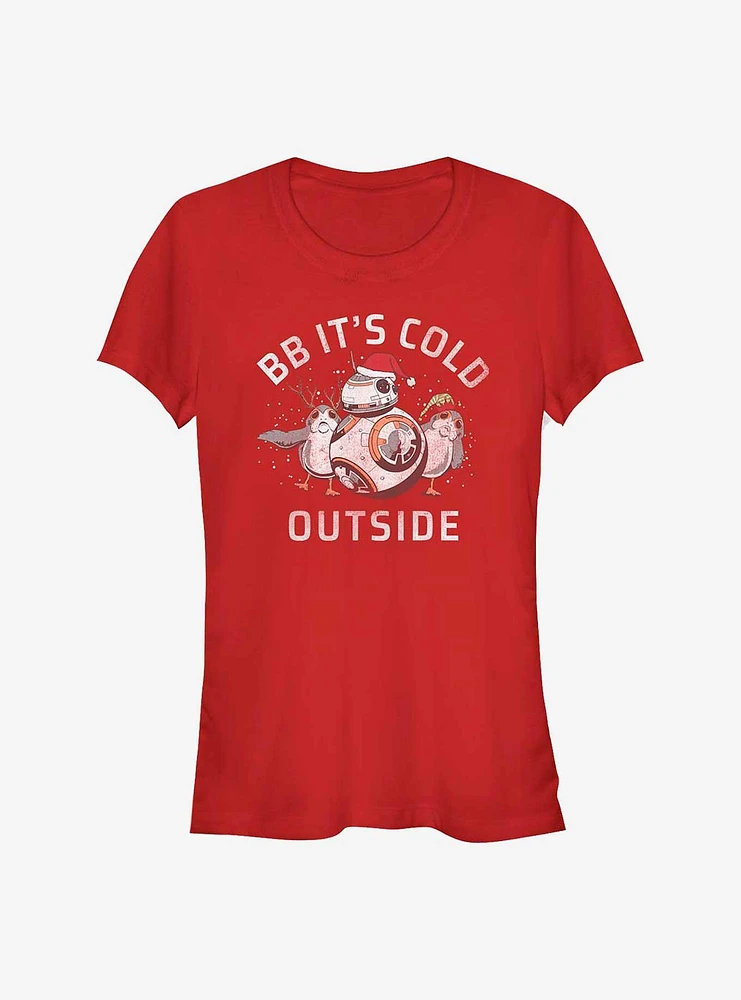 Star Wars: The Last Jedi BB It's Cold Girls T-Shirt