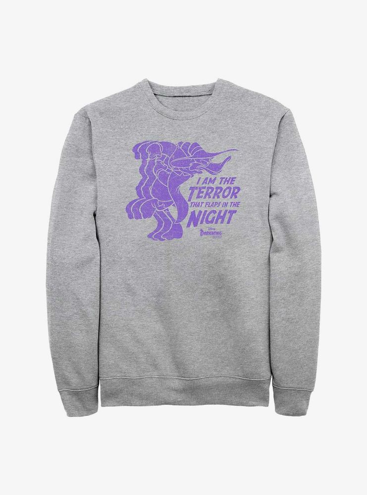 Disney Darkwing Duck The Terror Of Night Repeat Sweatshirt