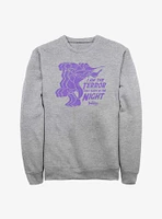 Disney Darkwing Duck The Terror Of Night Repeat Sweatshirt