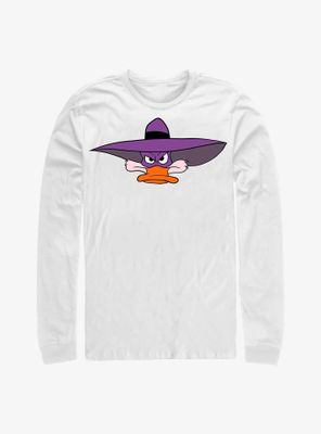 Disney Darkwing Duck Big Head Long-Sleeve T-Shirt
