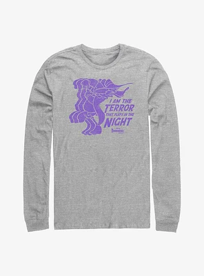 Disney Darkwing Duck The Terror Of Night Repeat Long-Sleeve T-Shirt