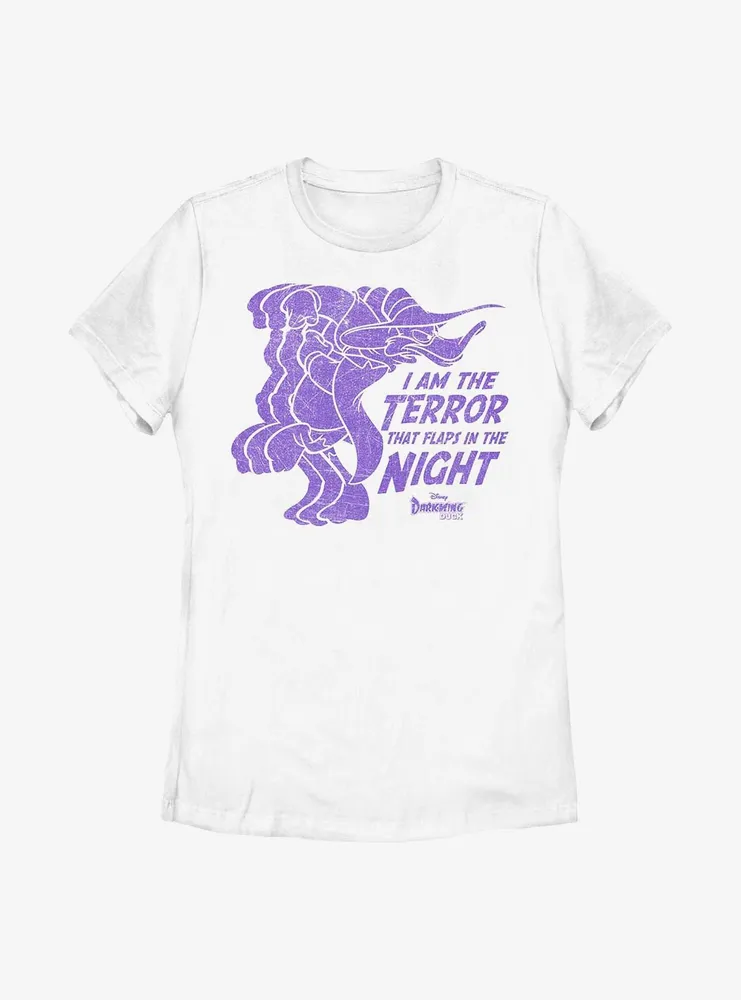 Disney Darkwing Duck The Terror Of Night Repeat Womens T-Shirt