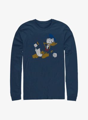 Disney DuckTales Dashing Angry Donald Duck Long-Sleeve T-Shirt