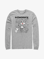 Disney DuckTales Gizmoduck Schematic Long-Sleeve T-Shirt