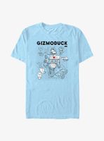 Disney DuckTales Gizmoduck Schematic T-Shirt