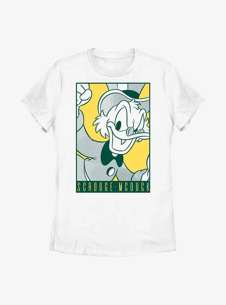 Disney DuckTales Pop Poster Scrooge McDuck Womens T-Shirt