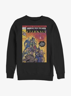 Marvel Eternals Halftone Comic Book Cover Sweatshirt