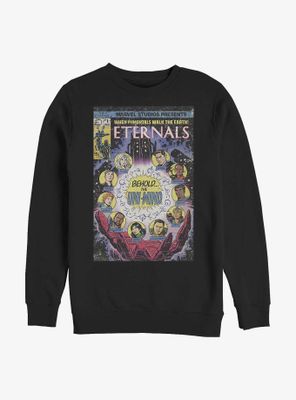 Marvel Eternals Vintage Comic Book Cover The Uni-Mind Sweatshirt