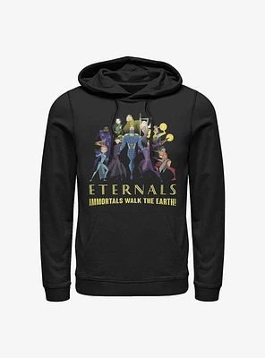 Marvel Eternals Cartoon Group Shot Hoodie