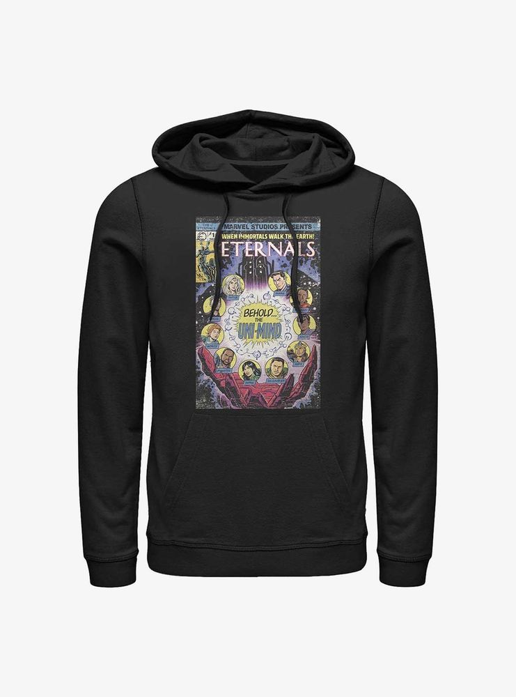 Marvel Eternals Vintage Comic Book Cover The Uni-Mind Hoodie