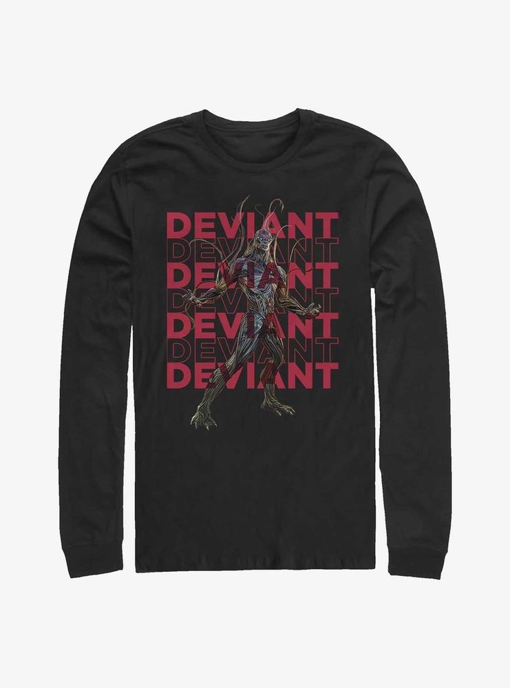 Marvel Eternals Kro Deviant Repeating Long-Sleeve T-Shirt