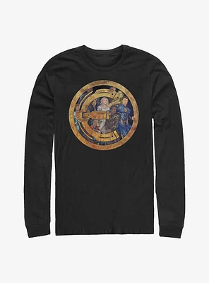 Marvel Eternals Badge Group Shot Long-Sleeve T-Shirt