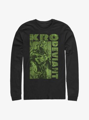 Marvel Eternals Green Kro Deviant Long-Sleeve T-Shirt
