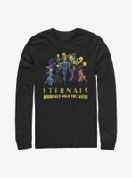 Marvel Eternals Cartoon Group Shot Long-Sleeve T-Shirt