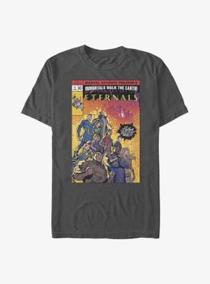 Marvel Eternals Halftone Comic Book Cover T-Shirt