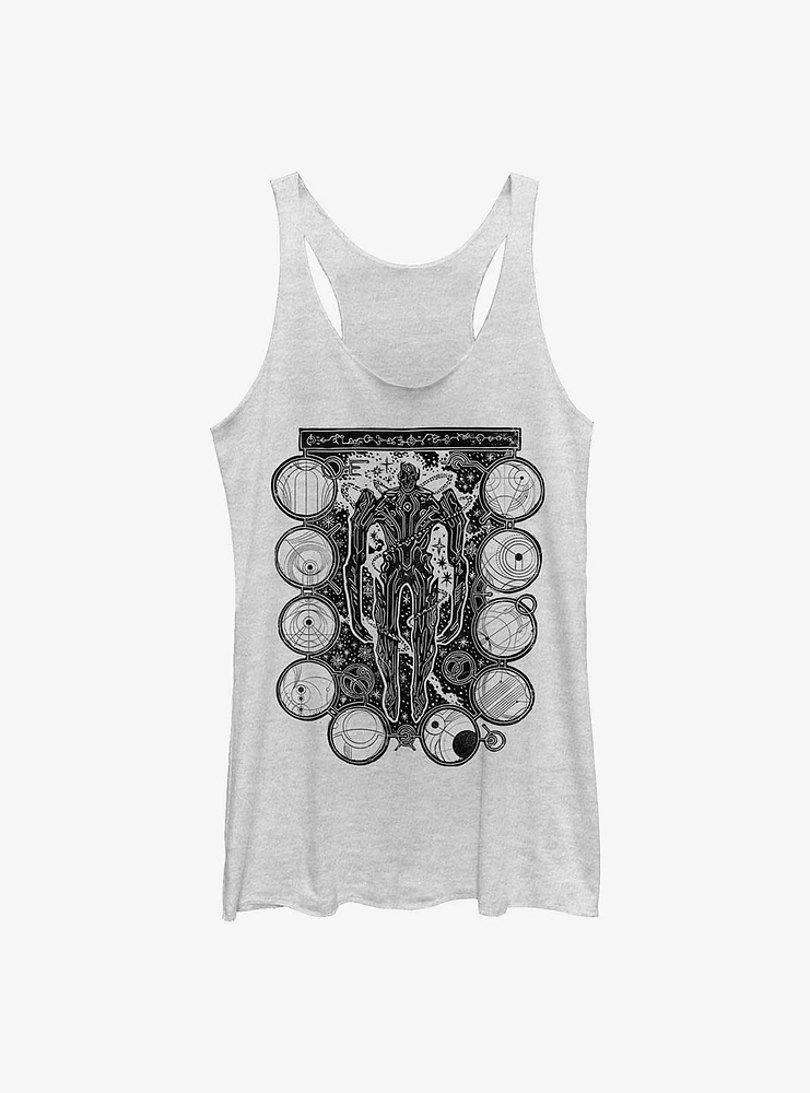 Marvel Eternals Arishem Wood Stamp Womens Tank Top
