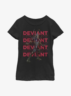 Marvel Eternals Kro Deviant Repeating Youth Girls T-Shirt