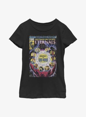 Marvel Eternals Vintage Comic Book Cover The Uni-Mind Youth Girls T-Shirt