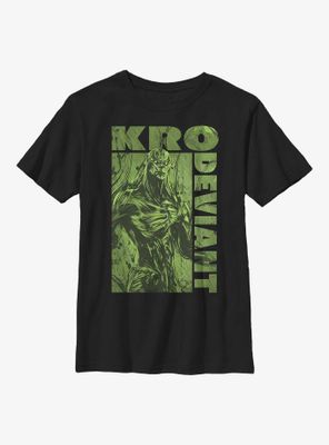 Marvel Eternals Green Kro Deviant Youth T-Shirt