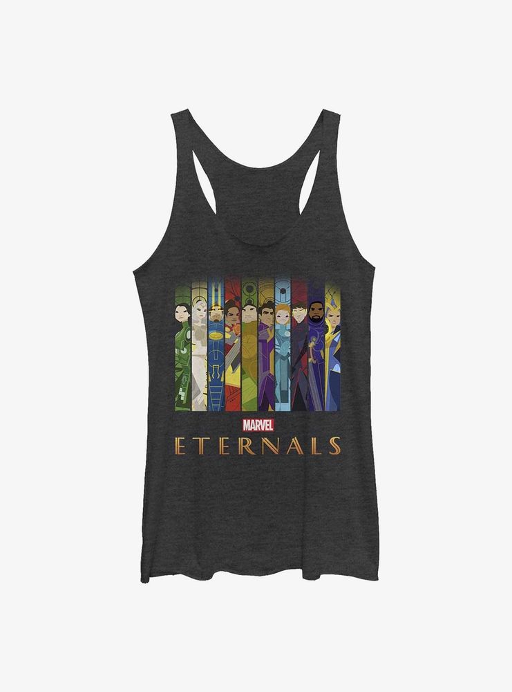 Marvel Eternals Vertical Panels Womens Tank Top