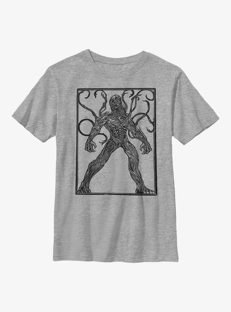 Marvel Eternals Kro Woodcut Youth T-Shirt