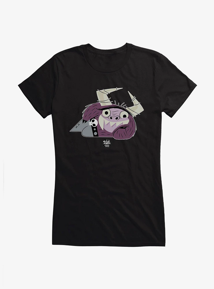 Foster's Home For Imaginary Friends  Eduardo Laying Down Girls T-Shirt