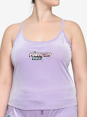 The Powerpuff Lavender Velour Girls Cami Plus