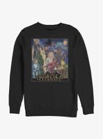 Marvel Eternals Gold Frame Poster Sweatshirt