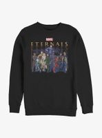 Marvel Eternals Group Repeating Sweatshirt