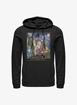 Marvel Eternals Gold Frame Poster Hoodie