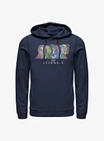 Marvel Eternals Silhouette Heads Hoodie