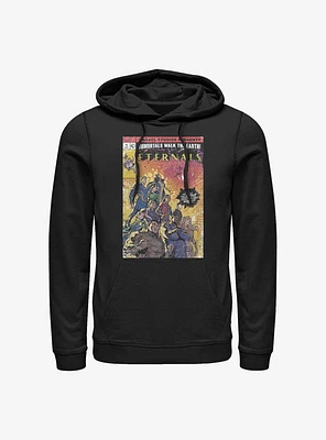 Marvel Eternals Vintage Style Comic Book Cover Hoodie