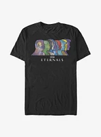 Marvel Eternals Silhouette Heads T-Shirt