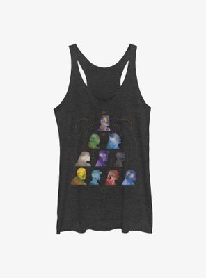 Marvel Eternals Silhouette Heads Pyramid Womens Tank Top