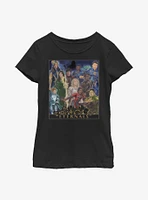Marvel Eternals Gold Frame Poster Youth Girls T-Shirt