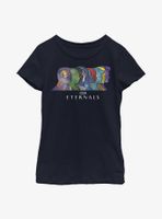 Marvel Eternals Silhouette Heads Youth Girls T-Shirt