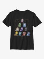 Marvel Eternals Silhouette Heads Pyramid Youth T-Shirt