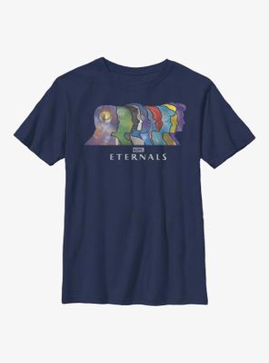 Marvel Eternals Silhouette Heads Youth T-Shirt