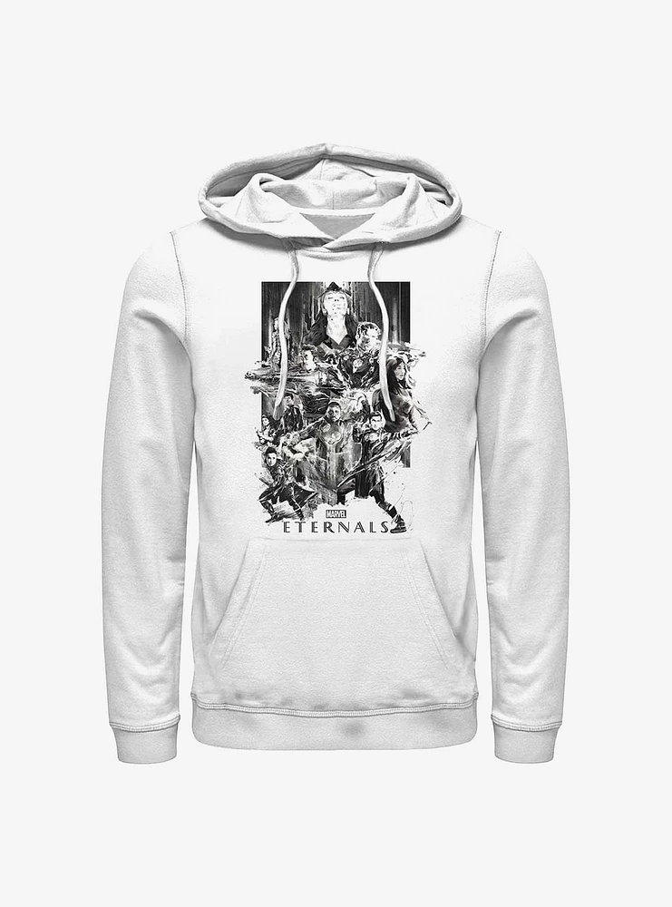 Marvel Eternals Paint Splatter Poster Hoodie
