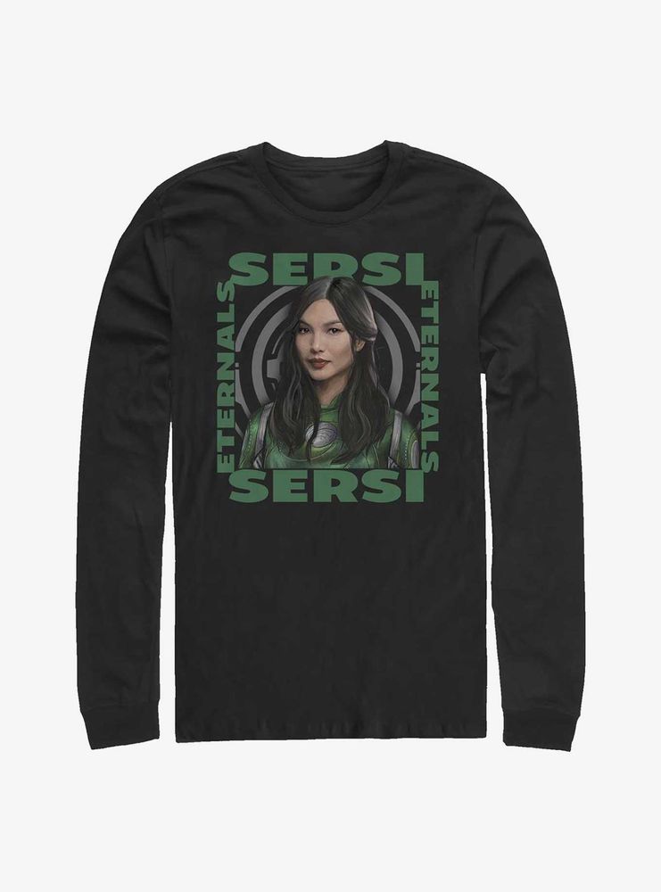 Marvel Eternals Sersi Hero Box Long-Sleeve T-Shirt